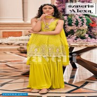 ZAVERI ALEXA VOL 1 FULL STITCH DESIGNER PLAZO SALWAR KAMEEZ
