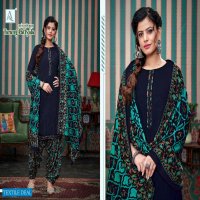 Alok Tarang Patiyala wholesale Pure Wool Pashmina Dress Material