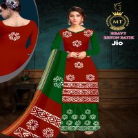 MT Jio Wholesale Heavy Wax Batik Dress Material