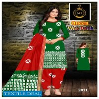 MT Queen Wholesale Wax Batik Dress Material Catalogs