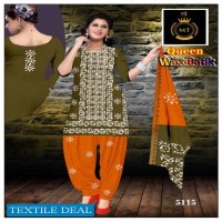 MT Queen Wholesale Wax Batik Dress Material Catalogs