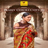 PANNY CHECKS COTTON VOL 1 BY VINAMRA SAREE AUTHORIZED DEALER