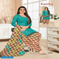 Amit Kanika Vol-12 wholesale Cotton Readymade Patiyala Suits
