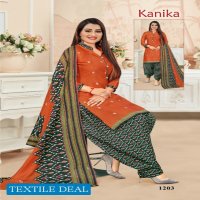 Amit Kanika Vol-12 wholesale Cotton Readymade Patiyala Suits