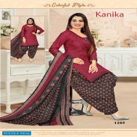 Amit Kanika Vol-12 wholesale Cotton Readymade Patiyala Suits