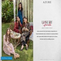 Azure Luxury Formal Unstiched Shirt Pakistani Catalog