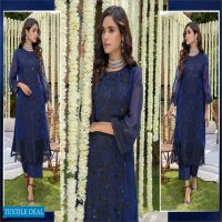 Azure Luxury Formal Unstiched Shirt Pakistani Catalog