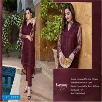 Azure Luxury Formal Unstiched Shirt Pakistani Catalog