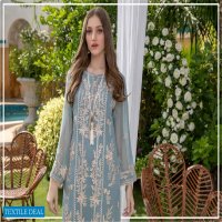 Azure Luxury Formal Unstiched Shirt Pakistani Catalog