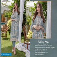 Azure Luxury Formal Unstiched Shirt Pakistani Catalog