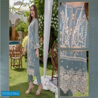 Azure Luxury Formal Unstiched Shirt Pakistani Catalog