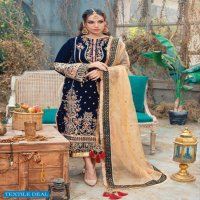 Anaya By Kiran Chaudhry Velour De Fete 21 Unstiched Velvet Luxury Collection 2021