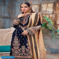 Anaya By Kiran Chaudhry Velour De Fete 21 Unstiched Velvet Luxury Collection 2021