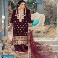 Anaya By Kiran Chaudhry Velour De Fete 21 Unstiched Velvet Luxury Collection 2021