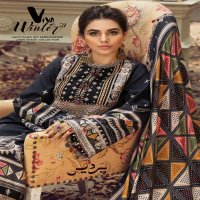 Anaya Viva Winter 2021 Unstitched 3pc Embroidered Linen Shawl Collection