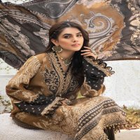Anaya Viva Winter 2021 Unstitched 3pc Embroidered Linen Shawl Collection