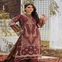 Anaya Viva Winter 2021 Unstitched 3pc Embroidered Linen Shawl Collection
