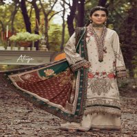 Anaya Viva Winter 2021 Unstitched 3pc Embroidered Linen Shawl Collection