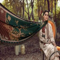 Anaya Viva Winter 2021 Unstitched 3pc Embroidered Linen Shawl Collection