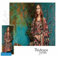 Adans Libas Poshak Linen With Printed Dupatta Pakistani Salwar Kameez