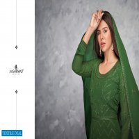 ANAMIKA BY AASHIRWAD GEORGETTE FREE SIZE READYMADE LONG SUITS
