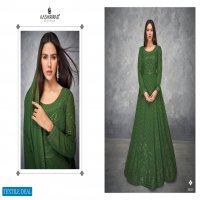 ANAMIKA BY AASHIRWAD GEORGETTE FREE SIZE READYMADE LONG SUITS