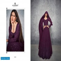 ANAMIKA BY AASHIRWAD GEORGETTE FREE SIZE READYMADE LONG SUITS