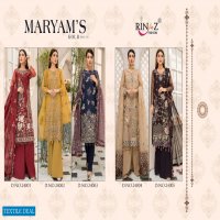 RINAZ MARYAMS GOLD VOL 16 GEORGETTE HEAVY WORK PAKISTANI SUITS
