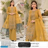 RINAZ MARYAMS GOLD VOL 16 GEORGETTE HEAVY WORK PAKISTANI SUITS