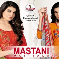 Vandana Mastani Patiyala Vol-6 Wholesale Cotton Dress Material
