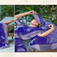 STONITE SILK BY SHVETAMBAR ORGANZA SILK FANCY SAREES