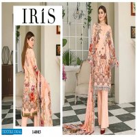 Iris Karachi Vol-14 Wholesale Pure Cotton Dress Material