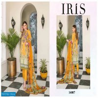 Iris Karachi Vol-14 Wholesale Pure Cotton Dress Material
