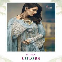 SHREE FABS S 234 COLOR PAKISTANI DRESSES WITH NAZNEEN DUPATTA