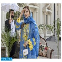 ZS Kalyan Burn Out Embroidered Dupatta Original Pakistani Dress