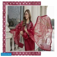 ZS Kalyan Burn Out Embroidered Dupatta Original Pakistani Dress