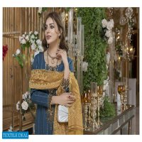 ZS Kalyan Burn Out Embroidered Dupatta Original Pakistani Dress