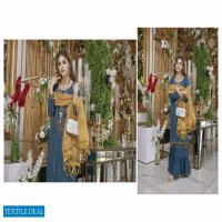 ZS Kalyan Burn Out Embroidered Dupatta Original Pakistani Dress