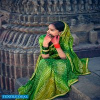 KASHVI MISHKA CHIFFON BANDHEJ PRINTED DAILY WEAR SAREES