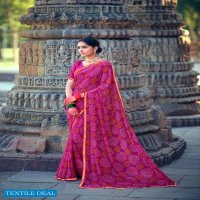 KASHVI MISHKA CHIFFON BANDHEJ PRINTED DAILY WEAR SAREES