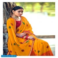 KASHVI MISHKA CHIFFON BANDHEJ PRINTED DAILY WEAR SAREES