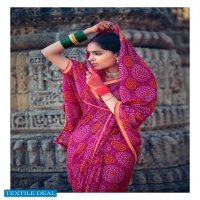 KASHVI MISHKA CHIFFON BANDHEJ PRINTED DAILY WEAR SAREES