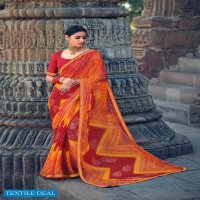 KASHVI MISHKA CHIFFON BANDHEJ PRINTED DAILY WEAR SAREES