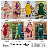 BLUE HILLS NEW GENERATION VOL 3 RAYON KURTI WITH BOTTOM AND DUPATTA BIG SIZES FOR WOMEN