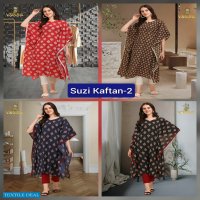 Vassu Suzi Kaftan Vol-2 Wholesale Kaftan With Tops