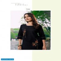 Parra Vastram Vol-7 Wholesale Long Reyon Long Kurtis