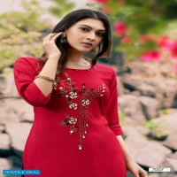 Parra Vastram Vol-7 Wholesale Long Reyon Long Kurtis