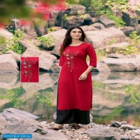 Parra Vastram Vol-7 Wholesale Long Reyon Long Kurtis