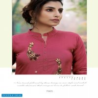 Parra Vastram Vol-7 Wholesale Long Reyon Long Kurtis