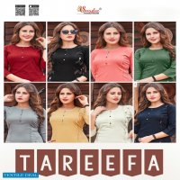 SMYLEE TAREEFA BY RUNG SLUB WITH MANUAL WORK DAILY WEAR KURTIS
